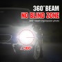 2 PCS S2 9007 / HB5 18W 6000K 1800LM IP65 2 COB LED Car Headlight Lamps, DC 9-30V(Cool White)