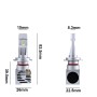 2 PCS M3 H7 DC9-32V / 17W / 6500K / 2000LM IP68 Car LED Headlight Lamps(Cool White)