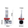 2 PCS M3 H8 / H9 / H11 DC9-32V / 17W / 6500K / 2000LM IP68 Car LED Headlight Lamps(Cool White)