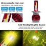 H4 DC9-36V / 36W / 6000K(High Beam) 3000K(Low Beam) / 8000LM IP68 Car Double Color LED Headlight Lamps