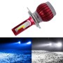 H4 DC9-36V / 36W / 6000K(High Beam) 8000K(Low Beam) / 8000LM IP68 Car Double Color LED Headlight Lamps