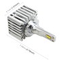 2 ПК, DC12V / 35W / 5500K / 4000LM CAR ED Фаралы Lamps SMD-3570 для D3S