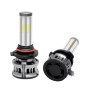 2 PCS M6 9005 DC9-36V 22.5W 6000K / 8000K / 3000K 2100LM IP67 Car Tricolor LED Headlight Lamps / Fog Light