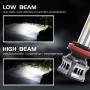 2 PCS M6 9005 DC9-36V 22.5W 6000K / 8000K / 3000K 2100LM IP67 Car Tricolor LED Headlight Lamps / Fog Light