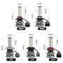 2 PCS M6 9005 DC9-36V 22.5W 6000K / 8000K / 3000K 2100LM IP67 Car Tricolor LED Headlight Lamps / Fog Light