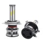 2 PCS M6 H4 DC9-36V 22.5W 6000K / 8000K / 3000K 2100LM IP67 Car Tricolor LED Headlight Lamps / Fog Light