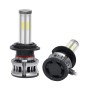 2 PCS M6 H7 DC9-36V 22.5W 6000K / 8000K / 3000K 2100LM IP67 Car Tricolor LED Headlight Lamps / Fog Light