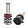 2 PCS M6 H11 DC9-36V 22.5W 6000K / 8000K / 3000K 2100LM IP67 Car Tricolor LED Headlight Lamps / Fog Light