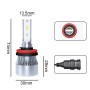 2 PCS 1902 H8 / H9 / H11 DC9-36V / 23W / 6000K / 2300LM IP68 Car LED Headlight Lamps (White Light)