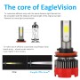 2 PCS EV18 H11 DC9-30V 20W 6000K 2500LM Car LED Headlight Lamps