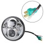 5.75 inch DC12V 6000K-6500K 40W Car LED Headlight for Harley (Silver)