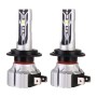 1 Pair H7 DC9-18V / 20W / 6000K / 3000LM Car LED CSP Lamp Beads Headlight