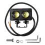 CS-1583A1 External Waterproof Double Lamp Bead LED Headlight Square Bracket Type