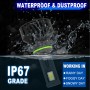 A1 2 PCS 9006 DC9-23V / 24W / 6000K / 8000LM IP67 Waterproof Car LED Headlight