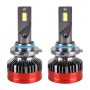 K10 1 Pair 9005 DC12V / 65W / 6000K / 6500LM Car LED SMD-3750 Lamp Bead Headlight