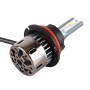 1 Pair 9004 DC12V / 30W / 3000LM Car LED SMD-1860 Lamp Bead Tricolor Headlight