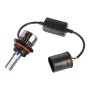 1 Pair 9004 DC12V / 30W / 3000LM Car LED SMD-1860 Lamp Bead Tricolor Headlight