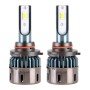 1 Pair 9005 DC12V / 30W / 3000LM Car LED SMD-1860 Lamp Bead Tricolor Headlight