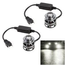 1 Pair H7 27W / DC12V Car Aluminum Alloy LED Headlight (White Light)