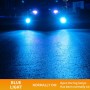 1 Пара H11 27W / DC12V Автомобильный алюминиевый сплав светодиодный фар (синий свет)