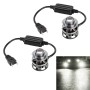 1 Pair H7 27W / DC12V Car Aluminum Alloy Flashing LED Headlight (White Light)