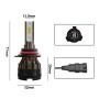 2 PCS KINGSOFE 9005 / HB3 / H10  DC9-36V / 18W / 6000K / 2000LM IP68 Car LED Headlight Lamps