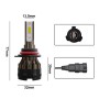 2 PCS KINGSOFE 9006 / HB4  DC9-36V / 18W / 6000K / 2000LM IP68 Car LED Headlight Lamps