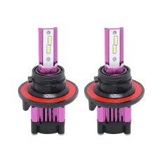 2 PCS F6 H13 DC9-32V 26W 6500K 3000LM Car / Motorcycle LED Headlight Lamps / Fog Light (Purple)