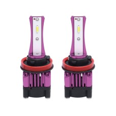 2 PCS F6 H8 / H9 / H11 DC9-32V 26W 6500K 3000LM Car / Motorcycle LED Headlight Lamps / Fog Light (Purple)