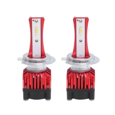 2 PCS F6 H7 DC9-32V 26W 6500K 3000LM Car / Motorcycle LED Headlight Lamps / Fog Light (Red)