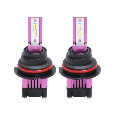 2 PCS F6 9007 DC9-32V 26W 6500K 3000LM Car / Motorcycle LED Headlight Lamps / Fog Light (Purple)