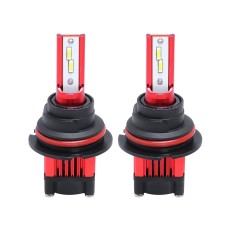 2 PCS F6 9007 DC9-32V 26W 6500K 3000LM Car / Motorcycle LED Headlight Lamps / Fog Light (Red)