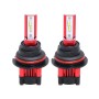 2 PCS F6 9007 DC9-32V 26W 6500K 3000LM Car / Motorcycle LED Headlight Lamps / Fog Light (Red)