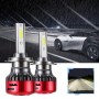 2 PCS I5 H7 DC9-30V 26W 6000K 2400LM IP67 Car High Bright LED Headlight Lamps