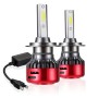 2 PCS I5 H7 DC9-30V 26W 6000K 2400LM IP67 Car High Bright LED Headlight Lamps