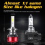 2 PCS I5 H7 DC9-30V 26W 6000K 2400LM IP67 Car High Bright LED Headlight Lamps