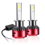 2 PCS I5 H1 DC9-30V 26W 6000K 2400LM IP67 Car High Bright LED Headlight Lamps