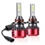 2 PCS I5 9006 DC9-30V 26W 6000K 2400LM IP67 Car High Bright LED Headlight Lamps