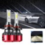 2 PCS I5 9005 DC9-30V 26W 6000K 2400LM IP67 Car High Bright LED Headlight Lamps