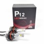 2 PCS P12 9007 DC11-30V 45W 6500K 6500LM Car LED Headlight Lamps