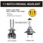 2 ПК балласт A10 9006 DC9-36V / 13W / 1500LM / 6000K IP68 CAR / Motorcycles Светодиодные фонаря / FOG Lights