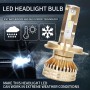 2 PCS EV17 H4 DC8-48V / 30W / 3000LM / 6000K IP67 Car LED Headlight Lamps (White Light)