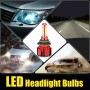 X18 9006 2 PCS DC9-36V / 22W / 6000K / 8000LM IP68 Waterproof Car LED Headlight(White Light)