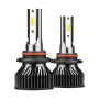 F2 9005 / HB3 / H10 2 PCS DC9-36V / 25W / 6000K / 2500LM IP68 Waterproof Car LED Headlight(Cold White Light)