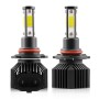 M6 9005 / HB3 / H10 2 PCS DC9-36V / 25W / 6000K / 2500LM IP68 Waterproof Car LED Headlight(Cold White Light)