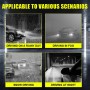 V8 9005 2 PCS DC10-32V / 30W / 6000K / 3800LM IP65 Waterproof Car LED Headlight