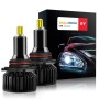 V8 9005 2 PCS DC10-32V / 30W / 6000K / 3800LM IP65 Waterproof Car LED Headlight