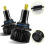 V8 9006 2 PCS DC10-32V / 30W / 6000K / 3800LM IP65 Waterproof Car LED Headlight