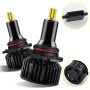 V8 9012 2 PCS DC10-32V / 30W / 6000K / 3800LM IP65 Waterproof Car LED Headlight