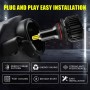 V8 9012 2 PCS DC10-32V / 30W / 6000K / 3800LM IP65 Waterproof Car LED Headlight